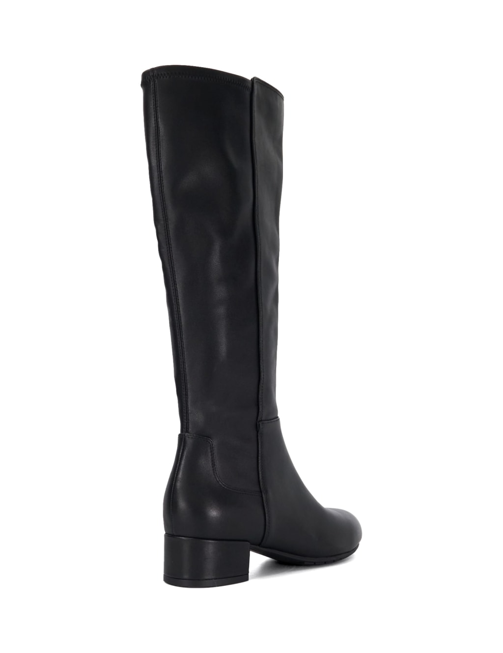 Leather Block Heel Knee High Boots 4 of 5