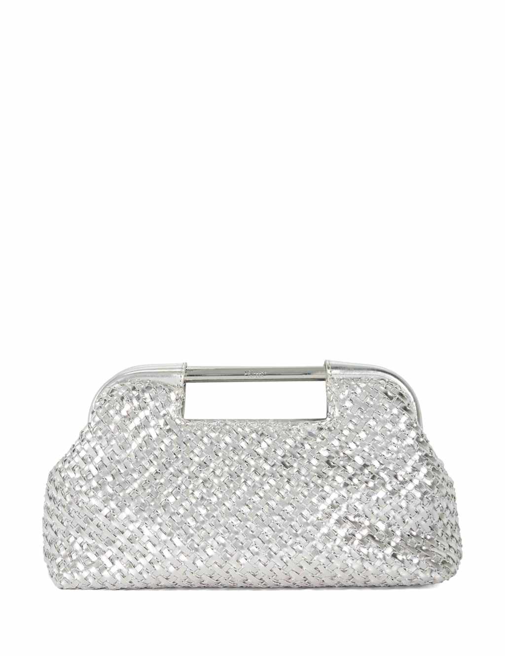 Woven Diamante Chain Strap Clutch Bag 4 of 6