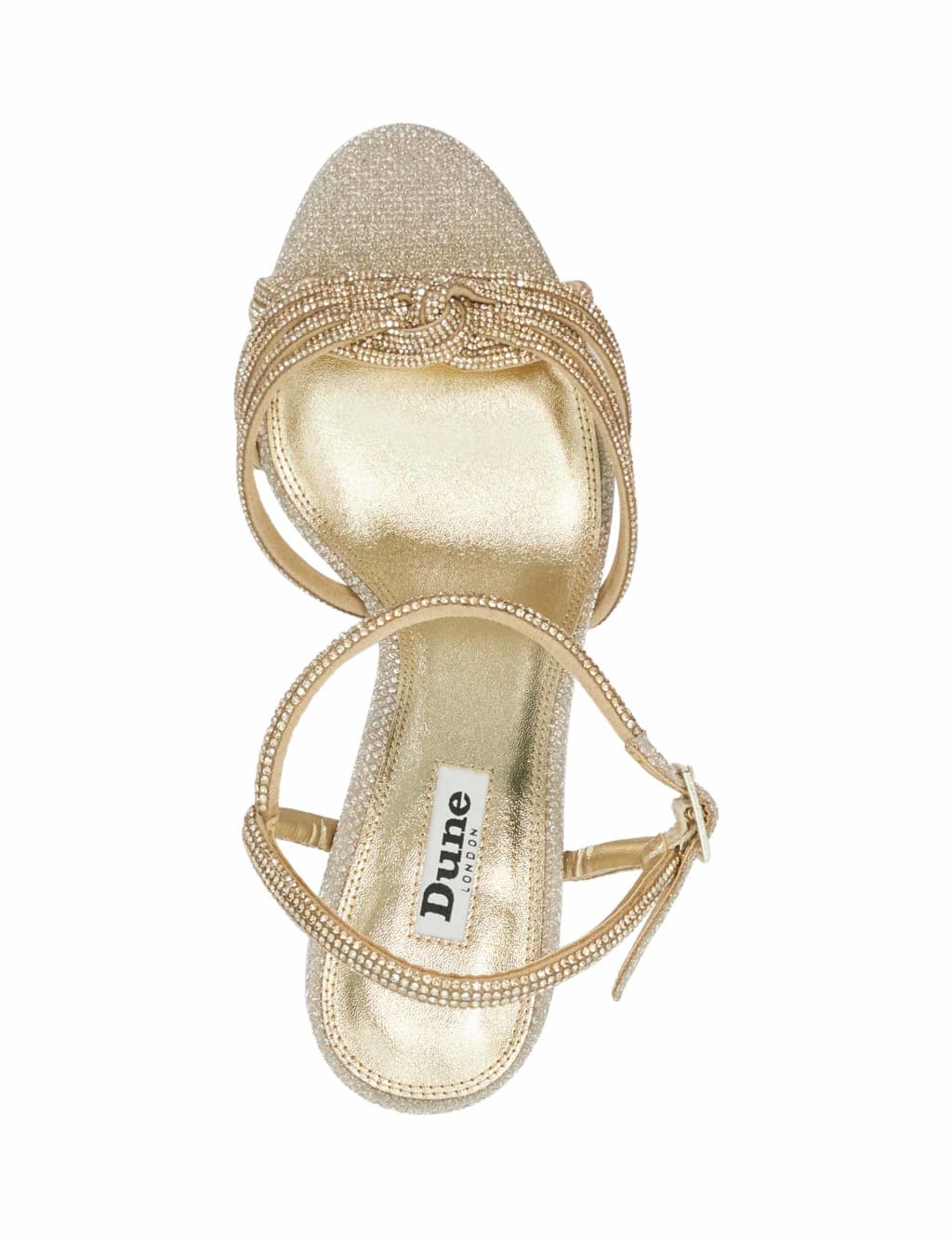 Diamante Ankle Strap Stiletto Heel Sandals 3 of 5
