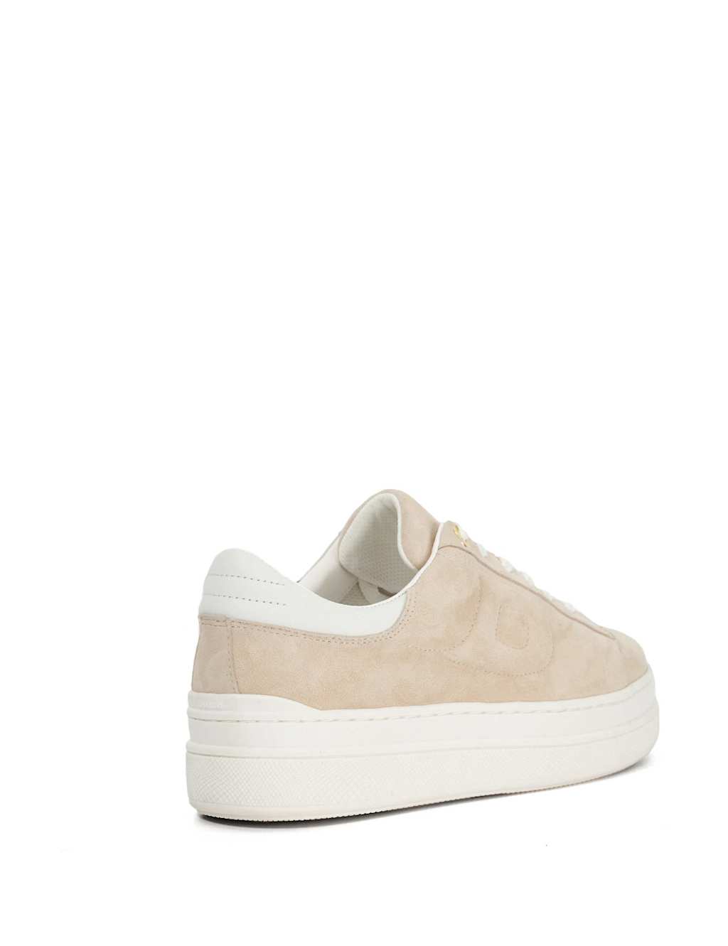 Suede Lace Up Flatform Trainers 4 of 5
