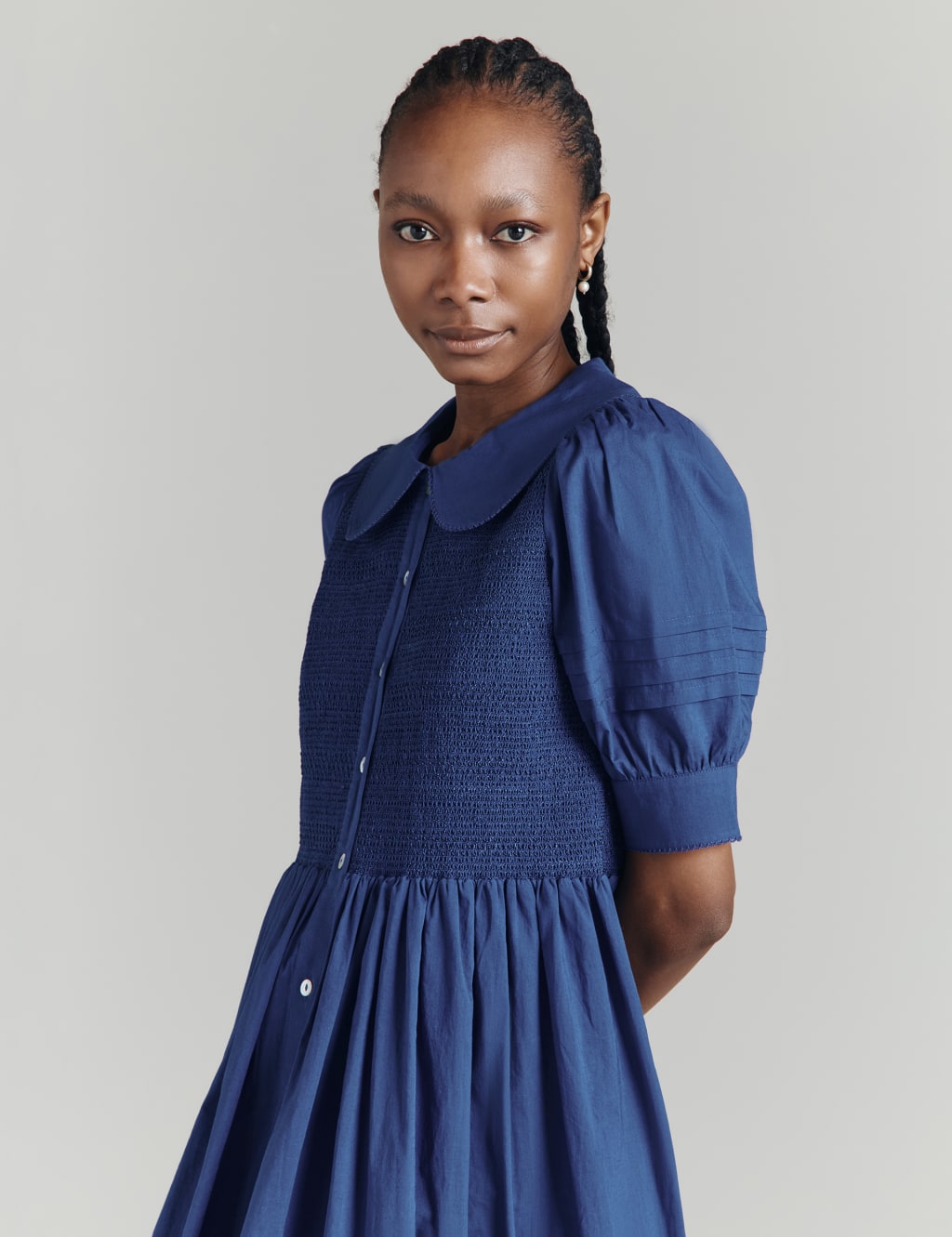 Collared smock dress on sale