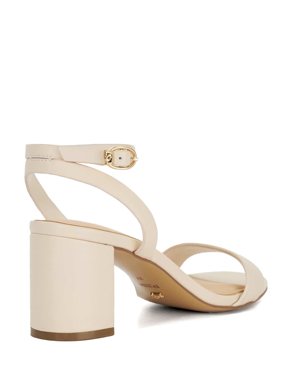Leather Ankle Strap Block Heel Sandals 3 of 5