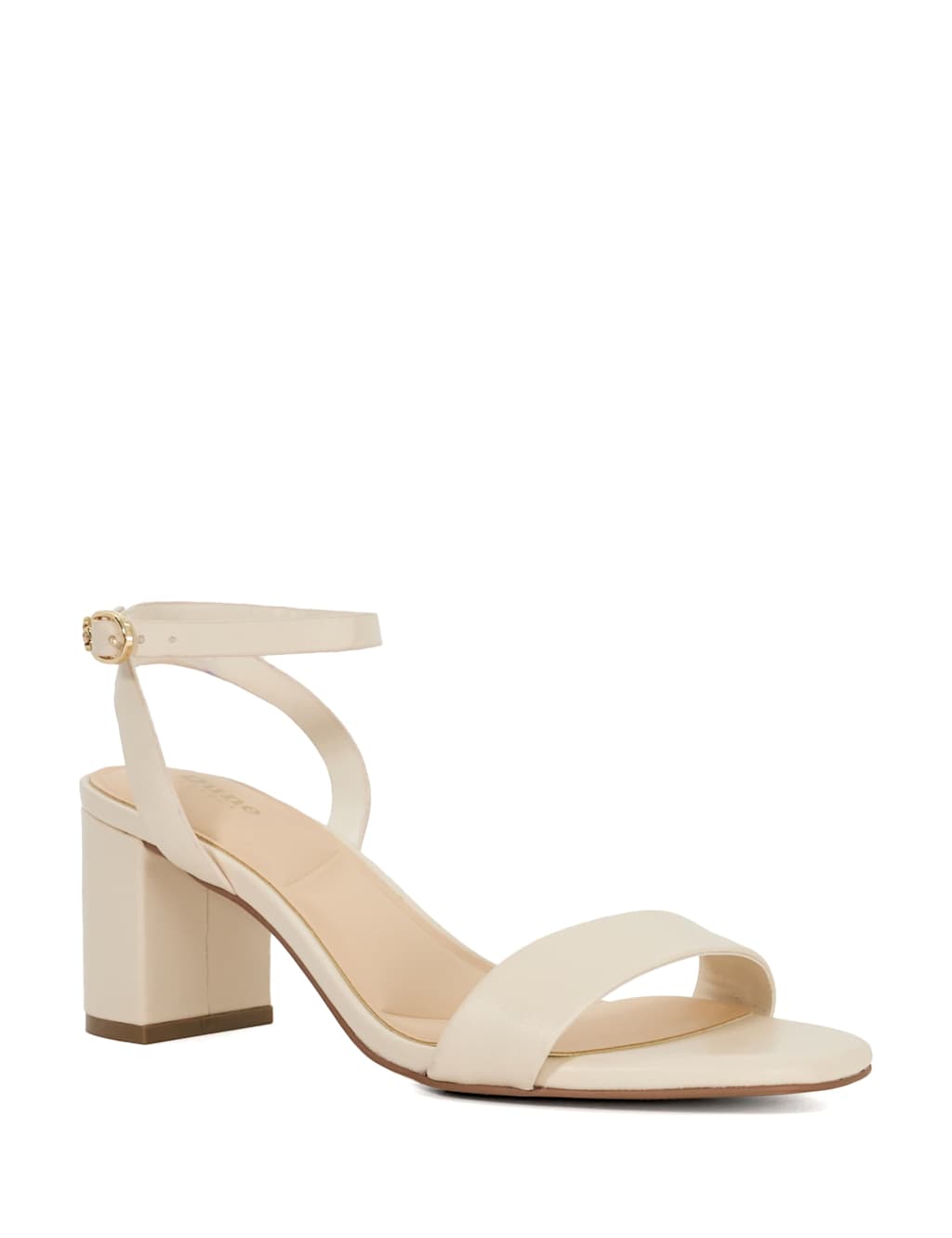 Leather Ankle Strap Block Heel Sandals 4 of 5