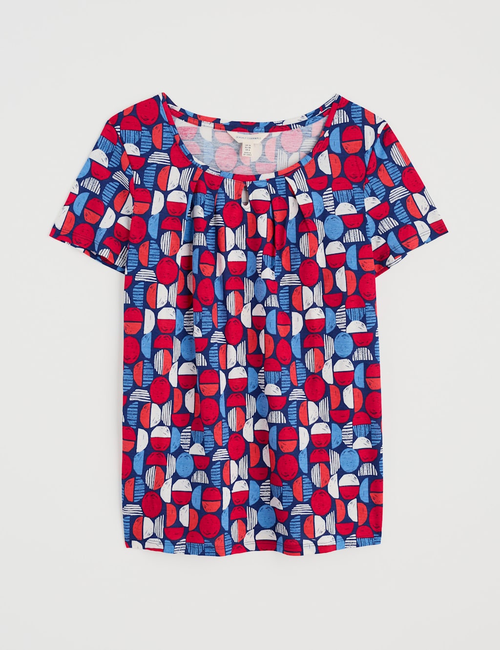 Cotton Blend Geometric T-Shirt 2 of 4