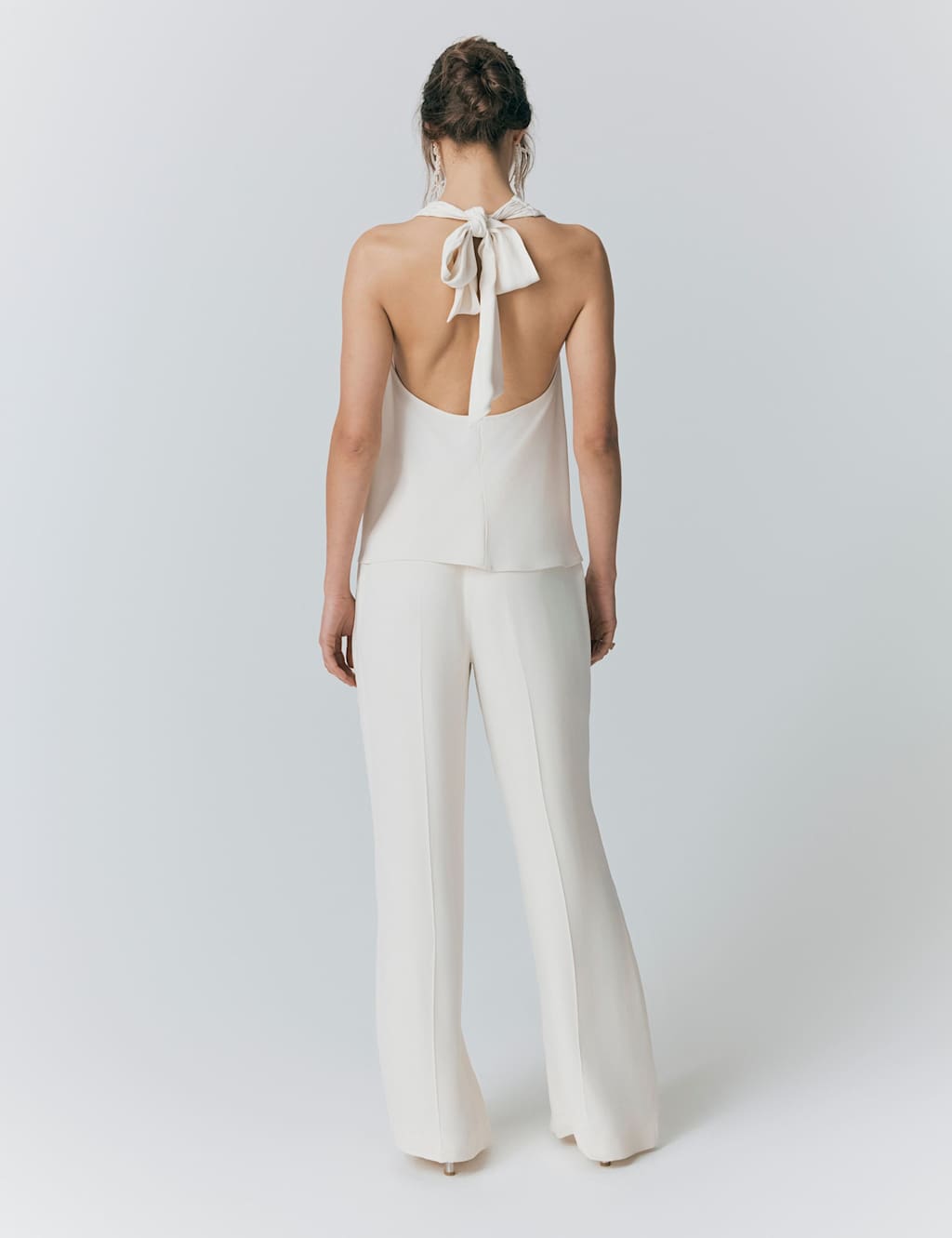 Satin Halter Neck Blouse 3 of 4