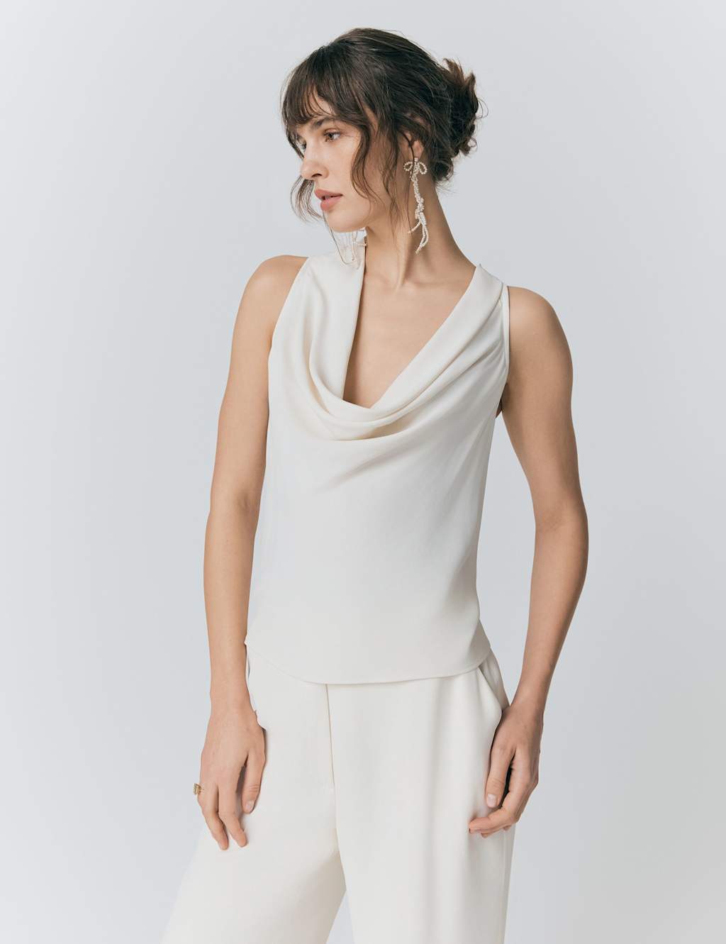 Satin Halter Neck Blouse 4 of 4