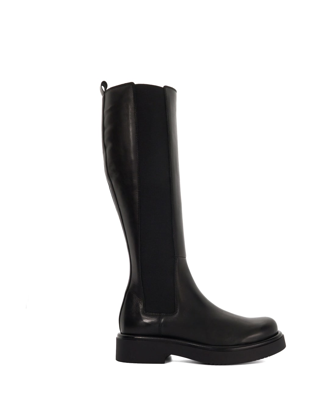 Dune leather knee high boots hotsell