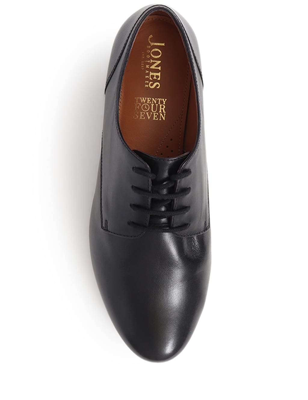 Wide Fit Leather Flat Brogues 3 of 6