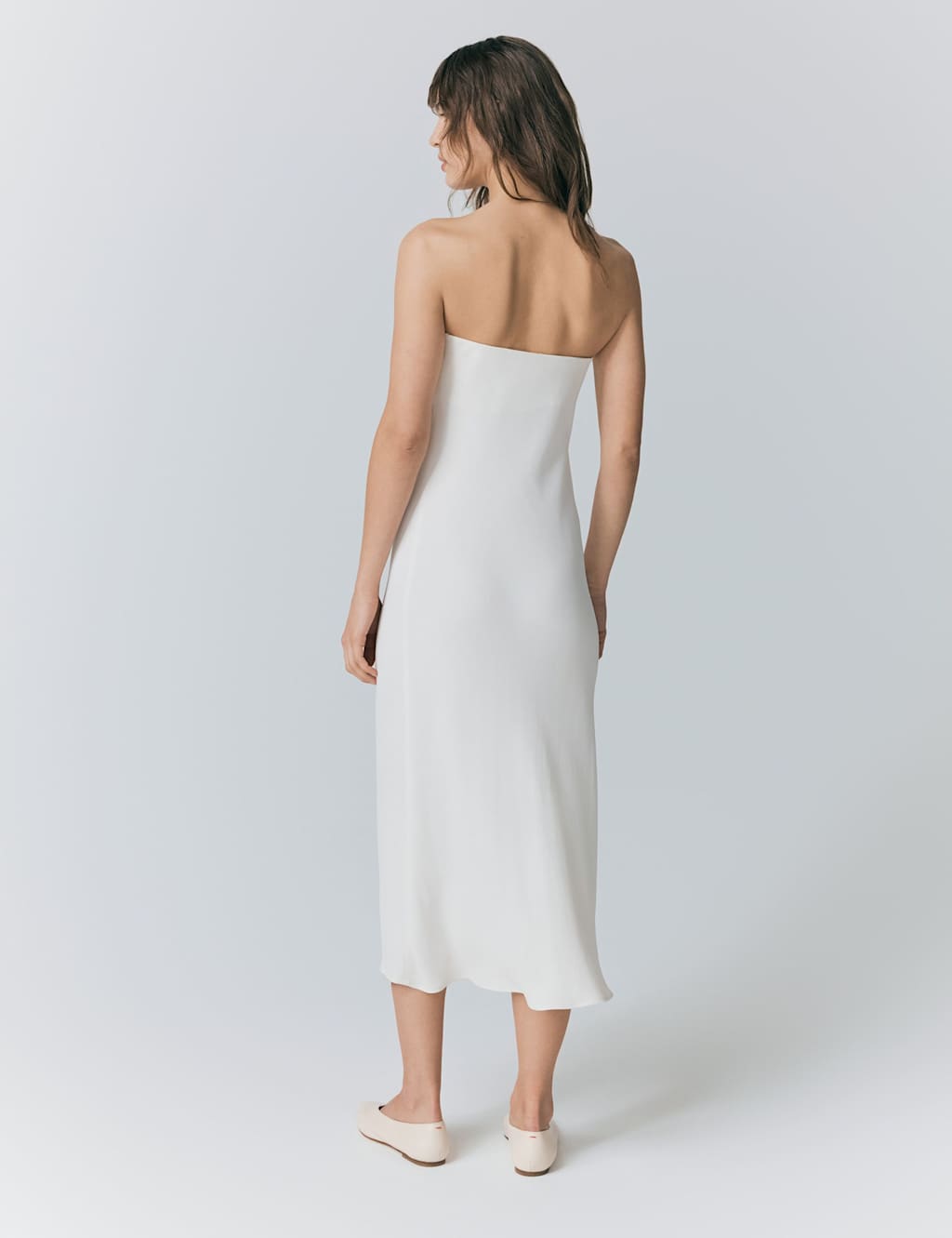 Crepe Bandeau Midaxi Bodycon Dress 4 of 4