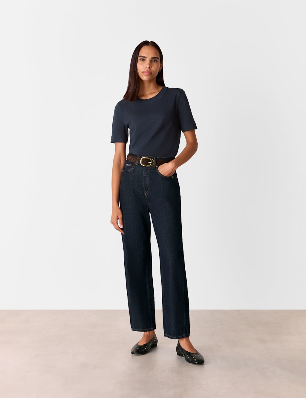 Pure Cotton Double Trim T-Shirt 3 of 4