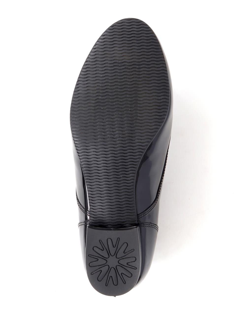 Wide Fit Leather Patent Brogues 7 of 7
