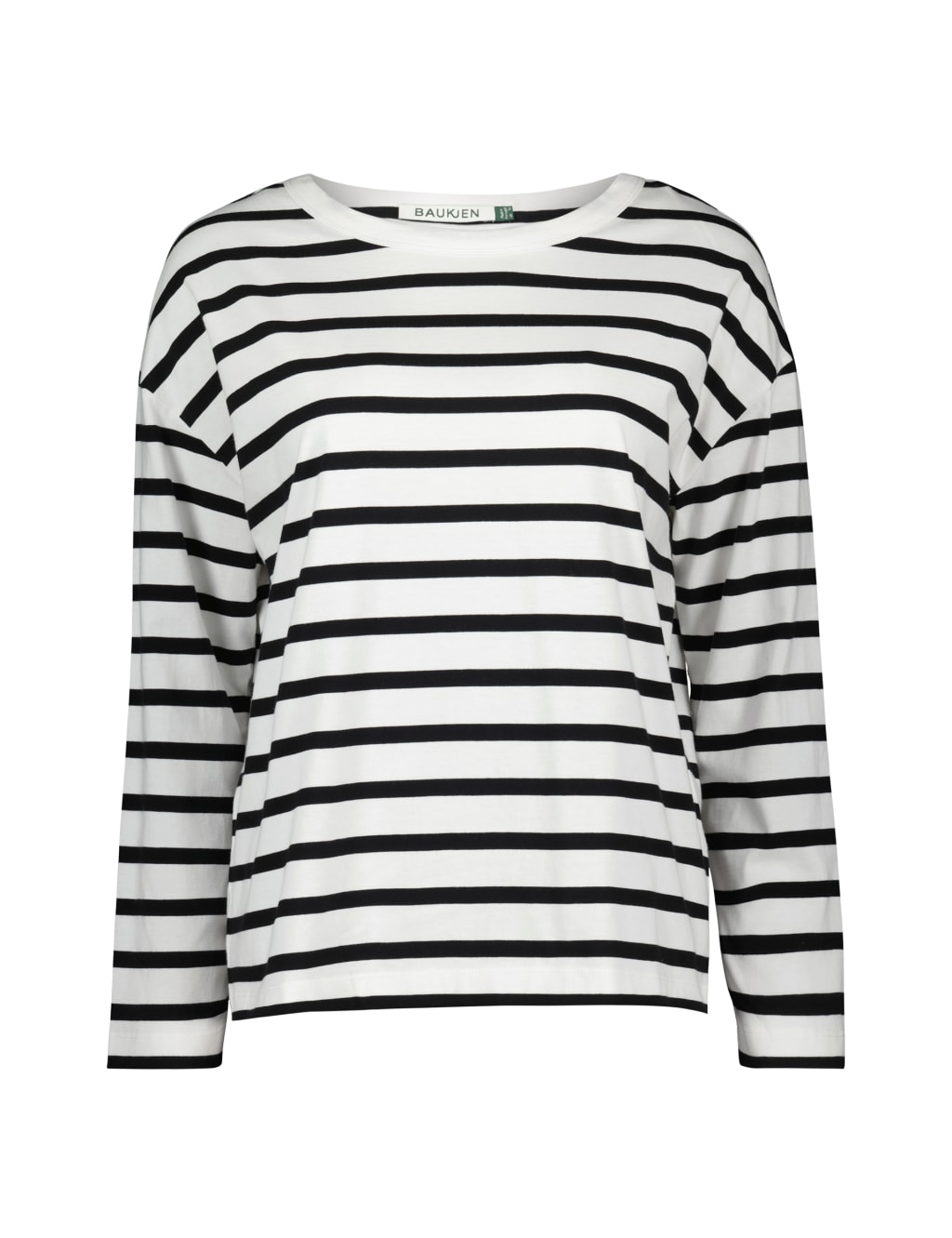 Pure Cotton Striped Crew Neck Relaxed Top 2 of 4