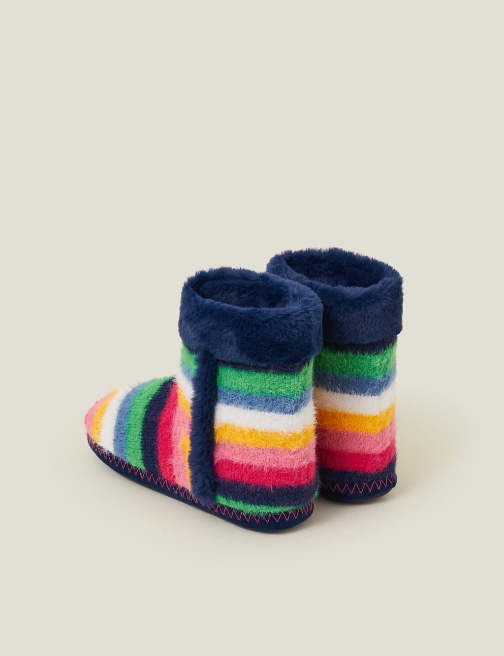 Striped Slipper Boots ACCESSORIZE M S
