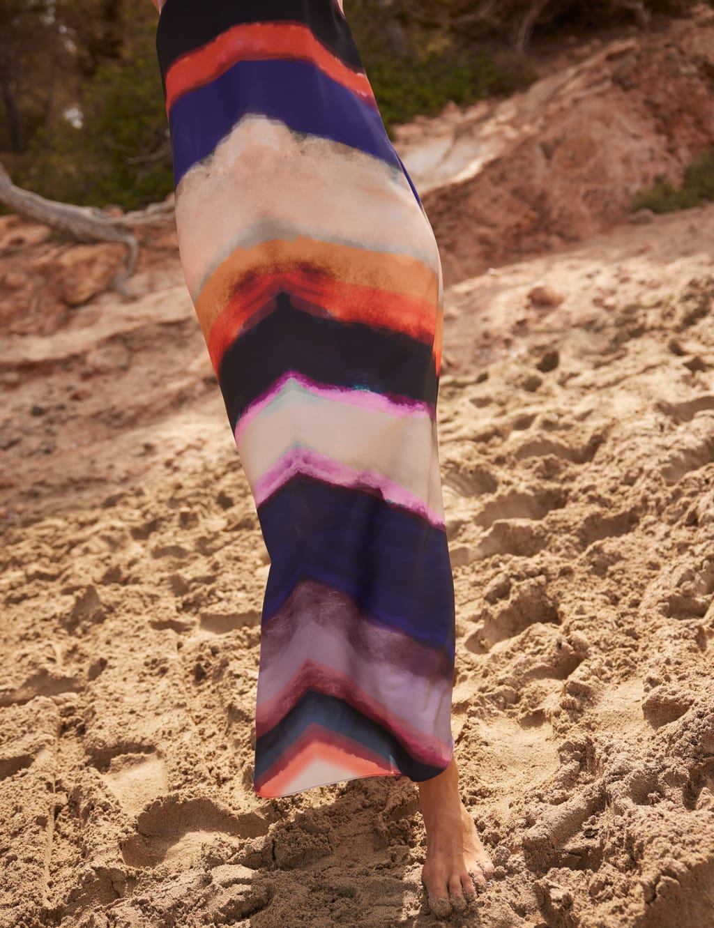 Colour Block Maxi Column Dress 7 of 7
