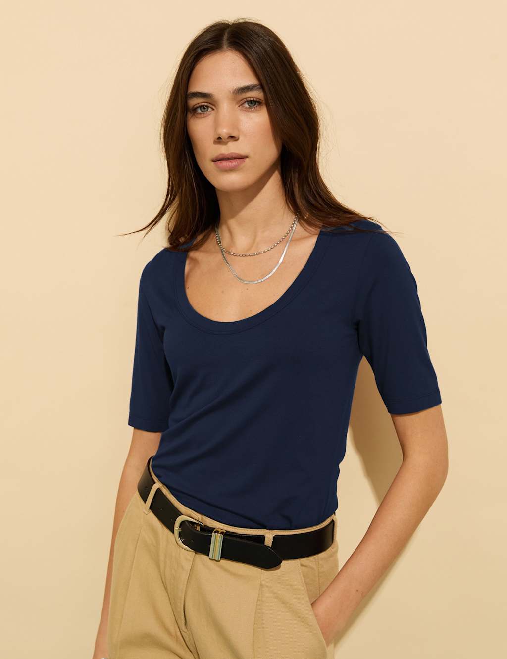 Scoop Neck Top 1 of 4