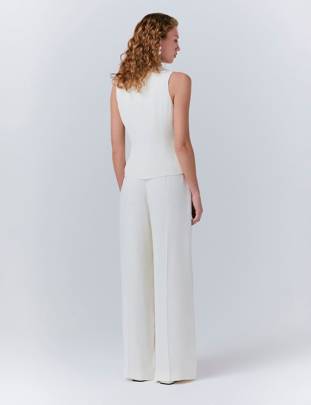 Crepe Wide Leg Trousers 4 of 4