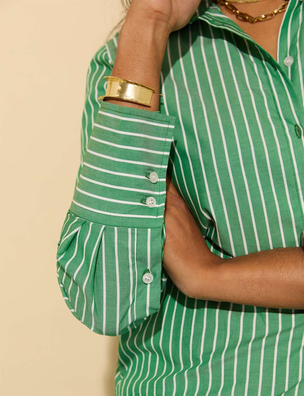 Pure Cotton Striped Relaxed Shirt 4 of 5