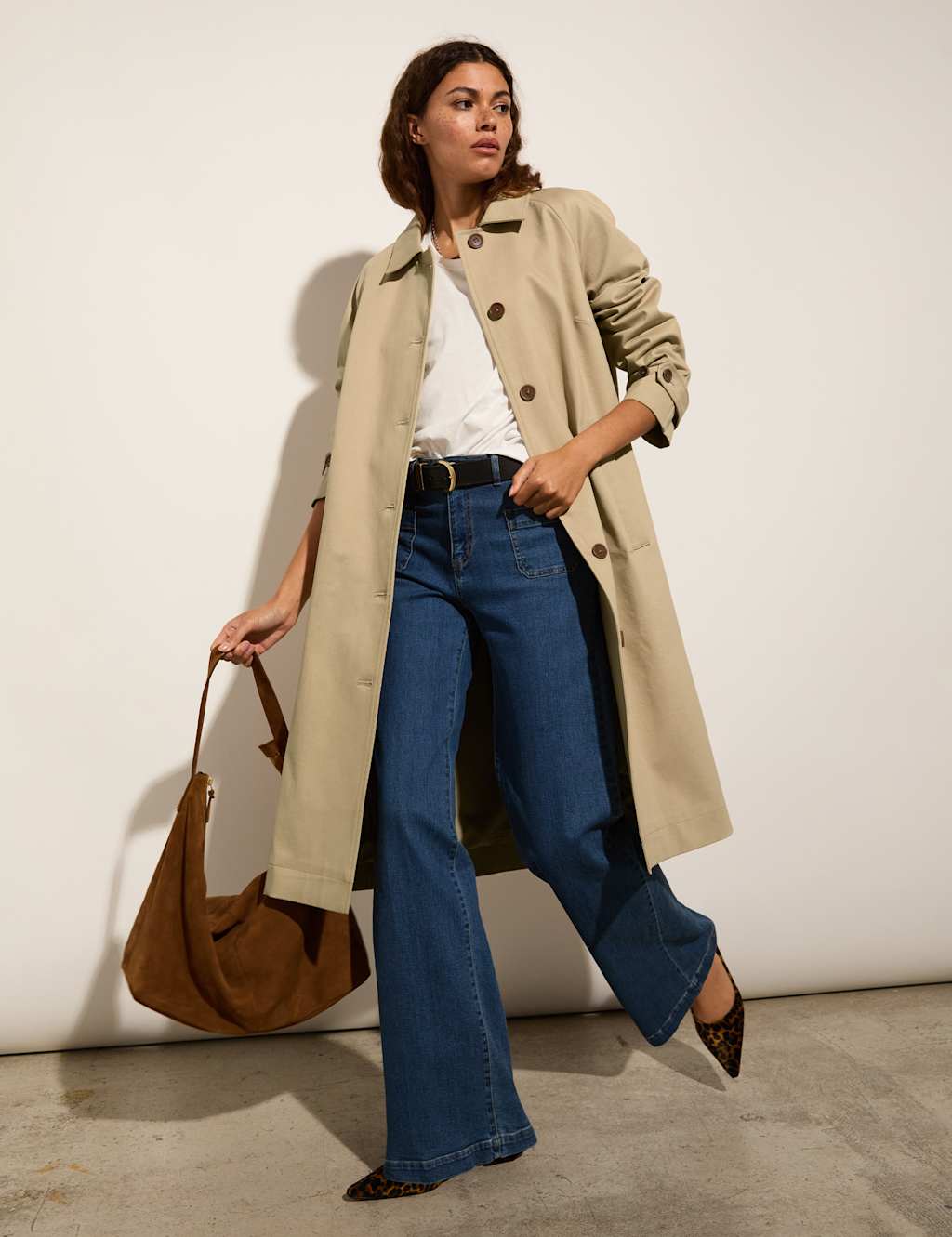 High Waisted Wide Leg Jeans 3 of 6