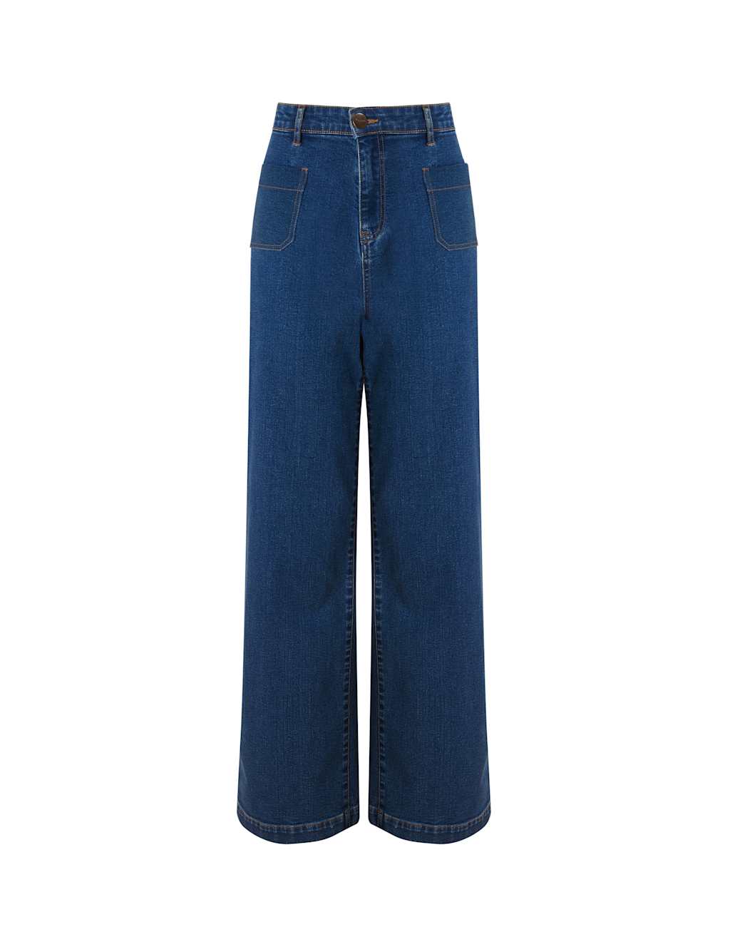 High Waisted Wide Leg Jeans 2 of 6