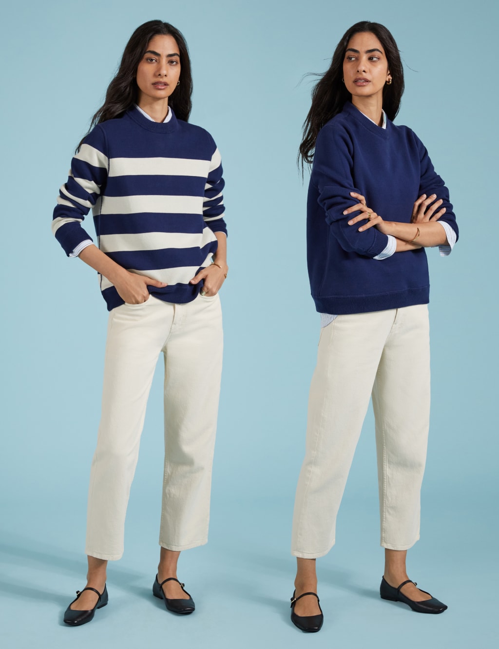 M&s ladies cotton jumpers online