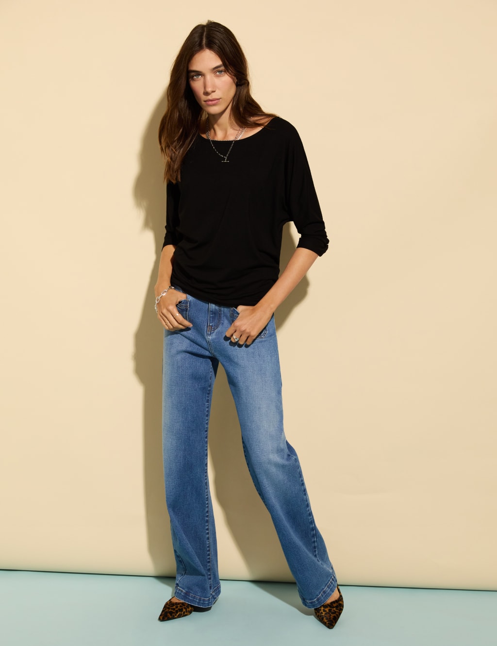 Relaxed Batwing Top 2 of 3