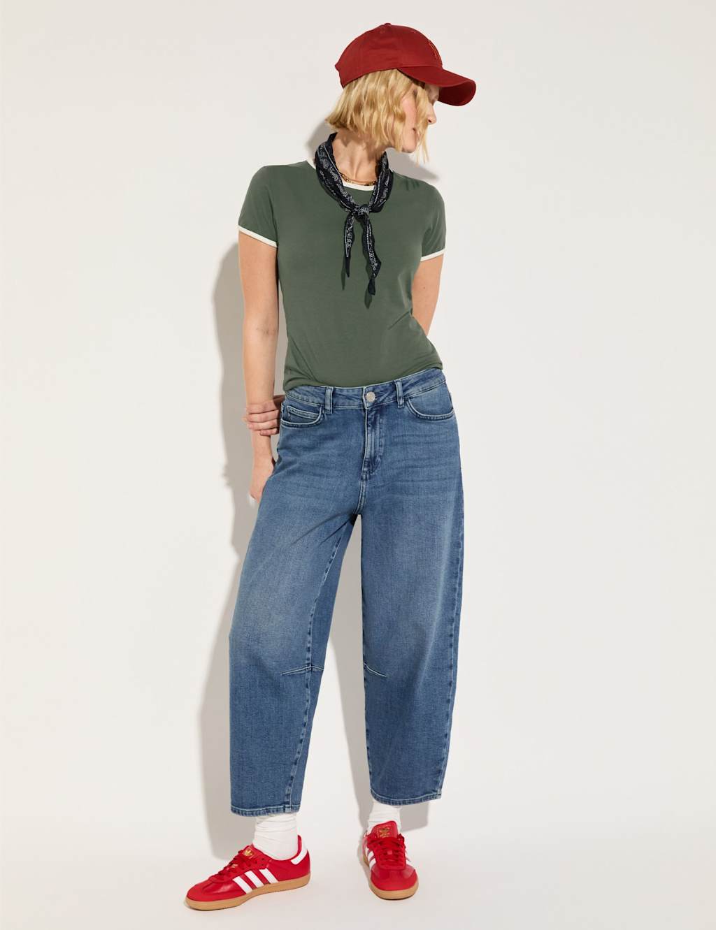 Cotton Rich Fitted Ringer Tee 5 of 5