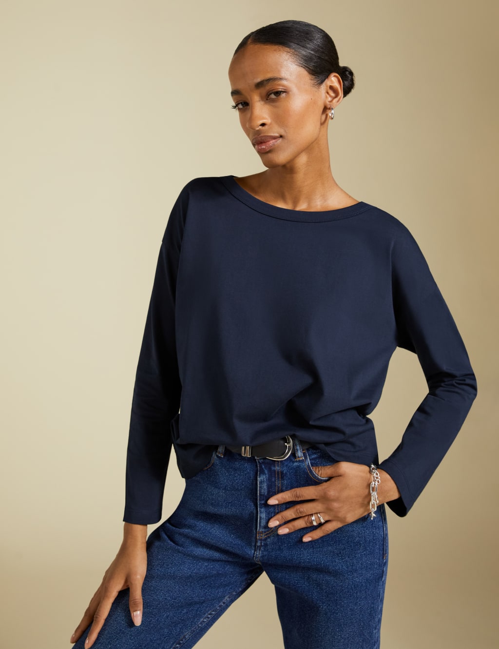 Pure Cotton Relaxed Top 1 of 5