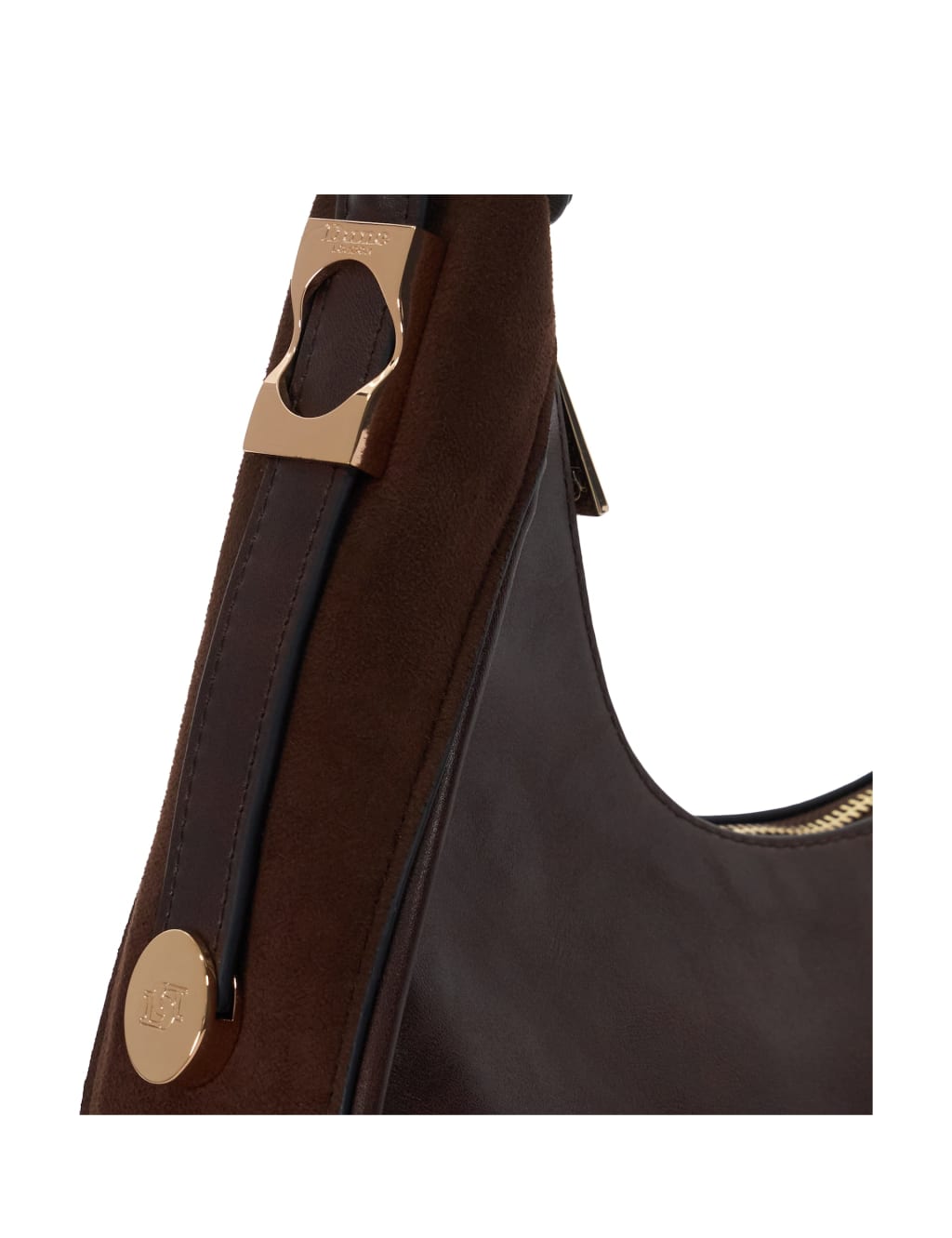 Zip Detail Structured Shoulder Bag 4 of 4
