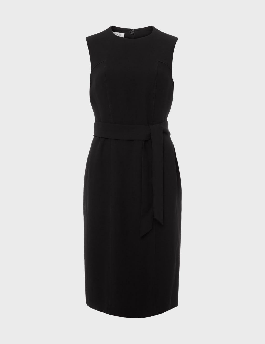 Round Neck Knee Length Waisted Dress 2 of 4