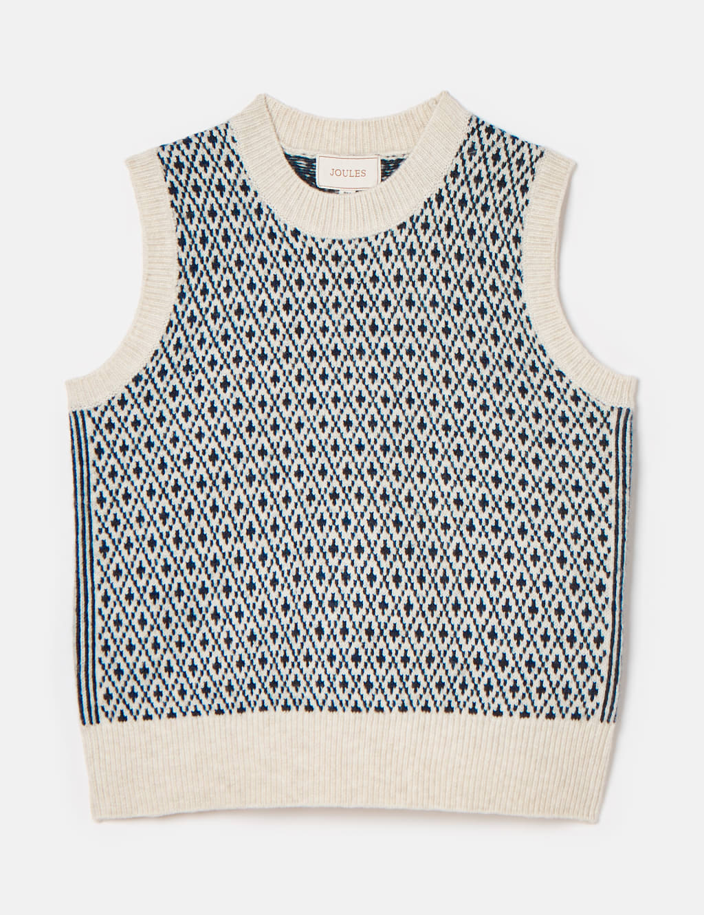 Geometric Knitted Vest with Wool 2 of 5