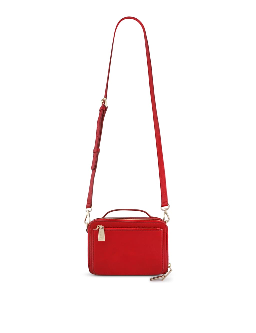 Leather Zip Around Cross Body Bag 2 of 5