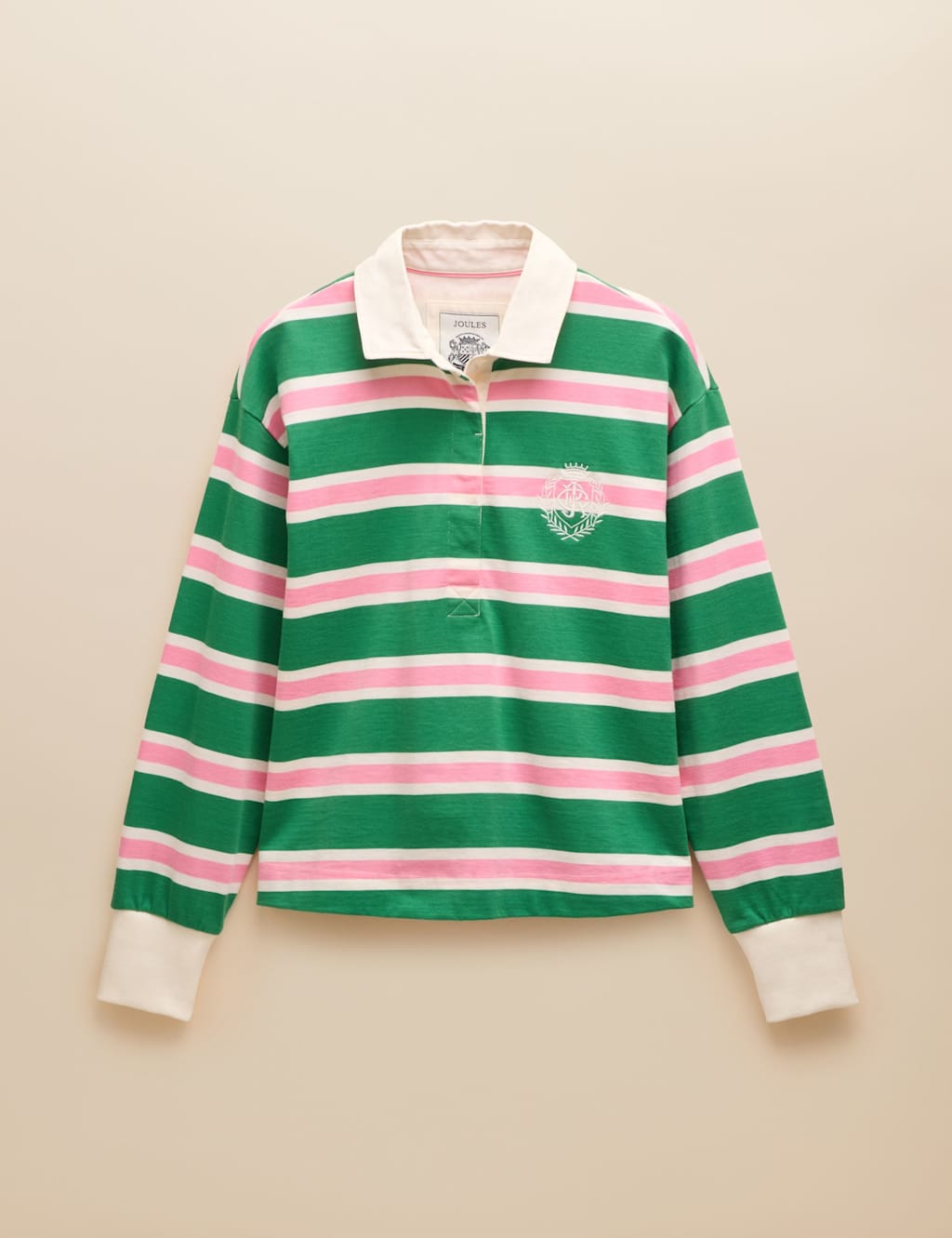 Pure Cotton Striped Rugby Top 2 of 5