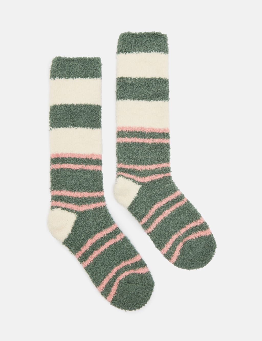 Striped Fluffy Socks 1 of 3
