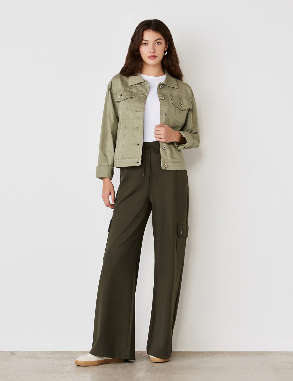 Denim Collared Jacket 2 of 5
