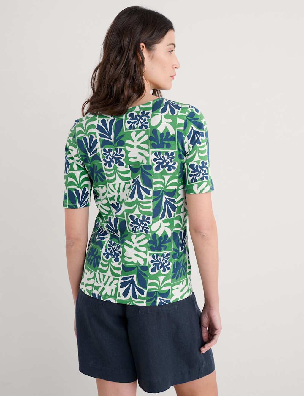 Pure Cotton Floral T-Shirt 4 of 4