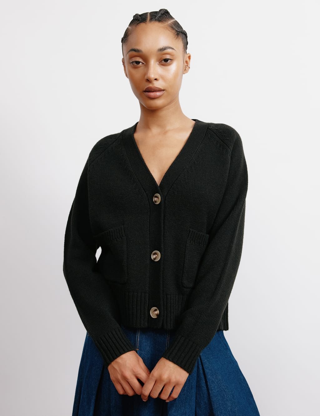 Black cardigan womens m&s cheap
