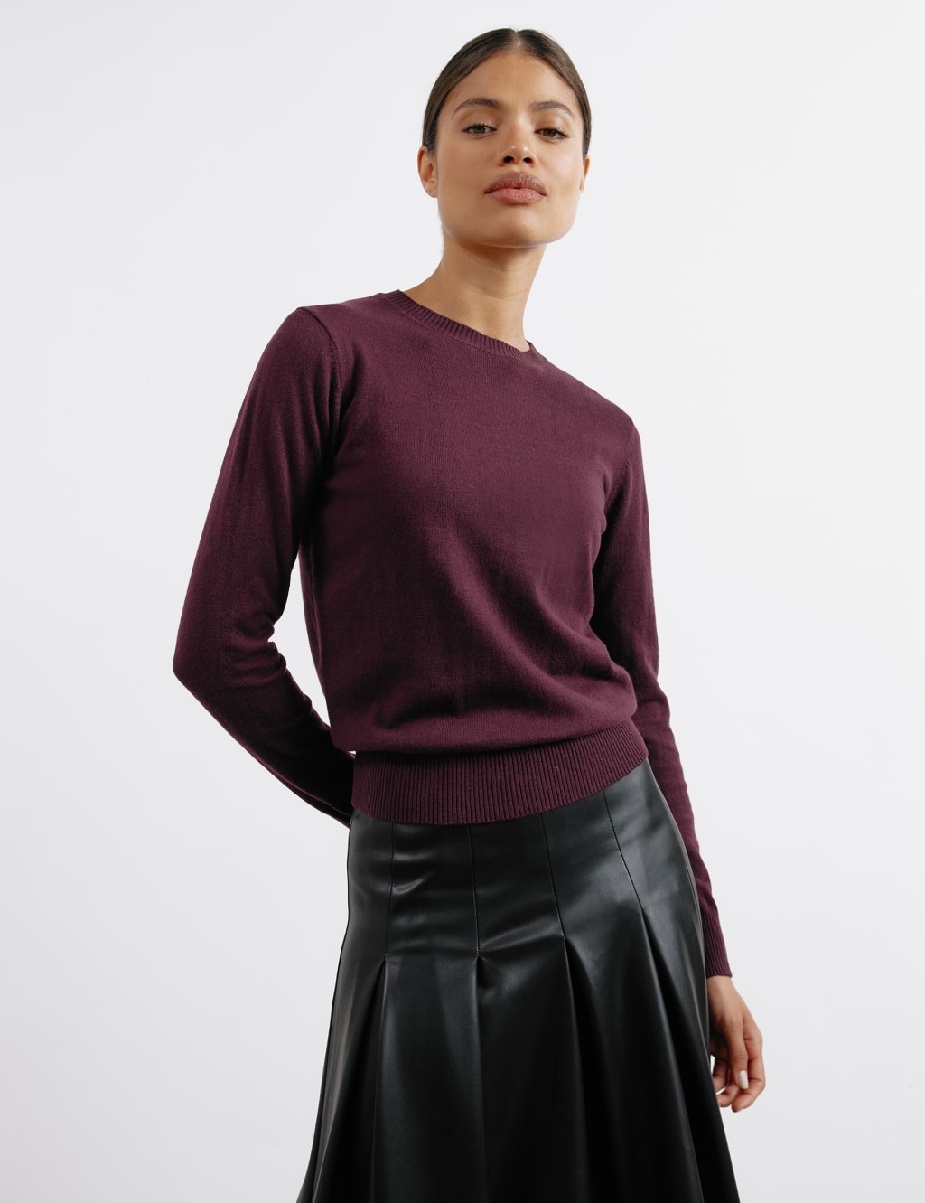 Crew Neck Jumper with Wool 1 of 5