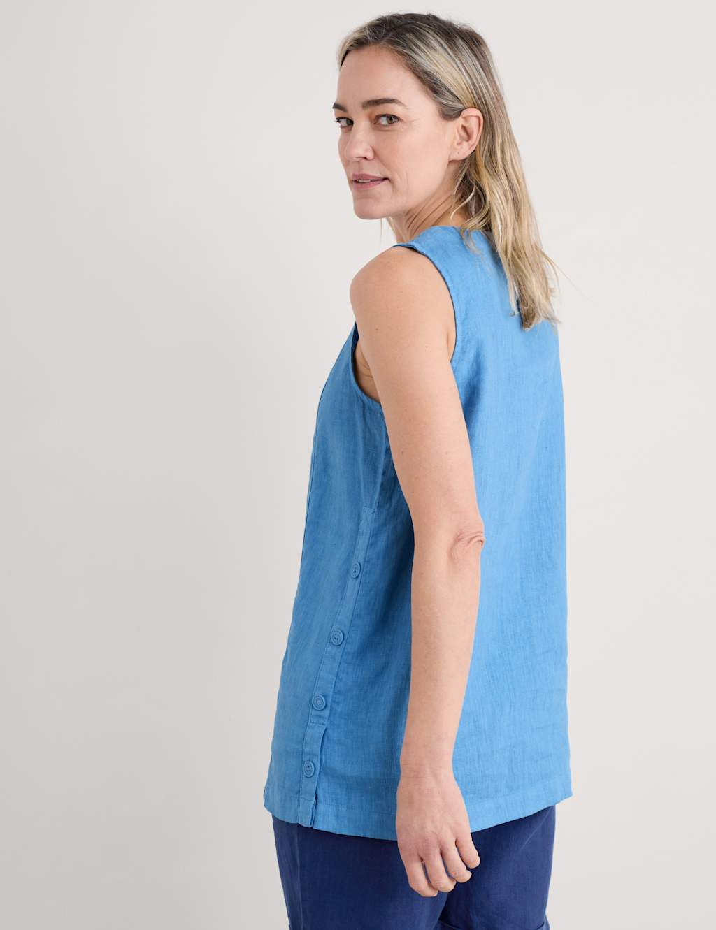 Pure Linen Vest 4 of 4