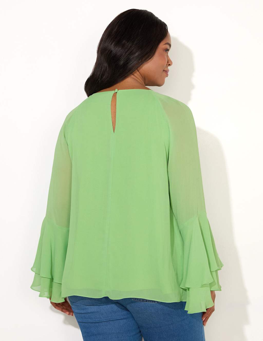 Ruffle Angel Sleeve Blouse 3 of 5