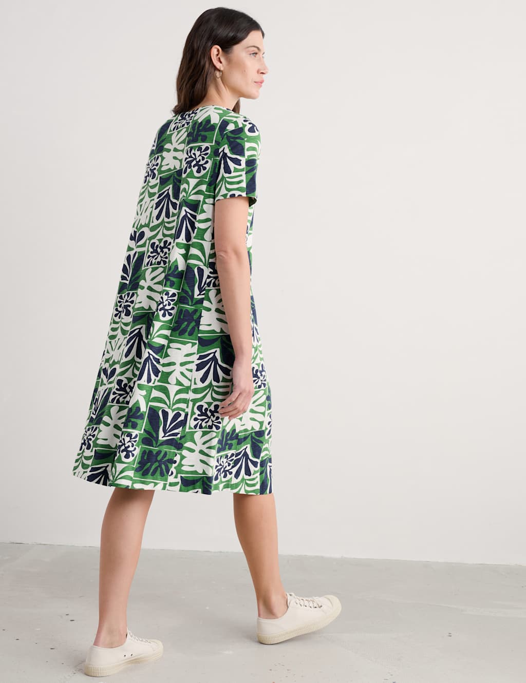 Pipers Pure Printed Cotton Midi Swing Dress 5 of 5