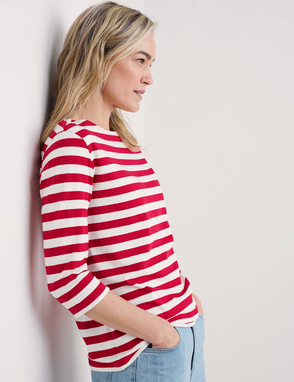 Pure Cotton Striped Top 3 of 4