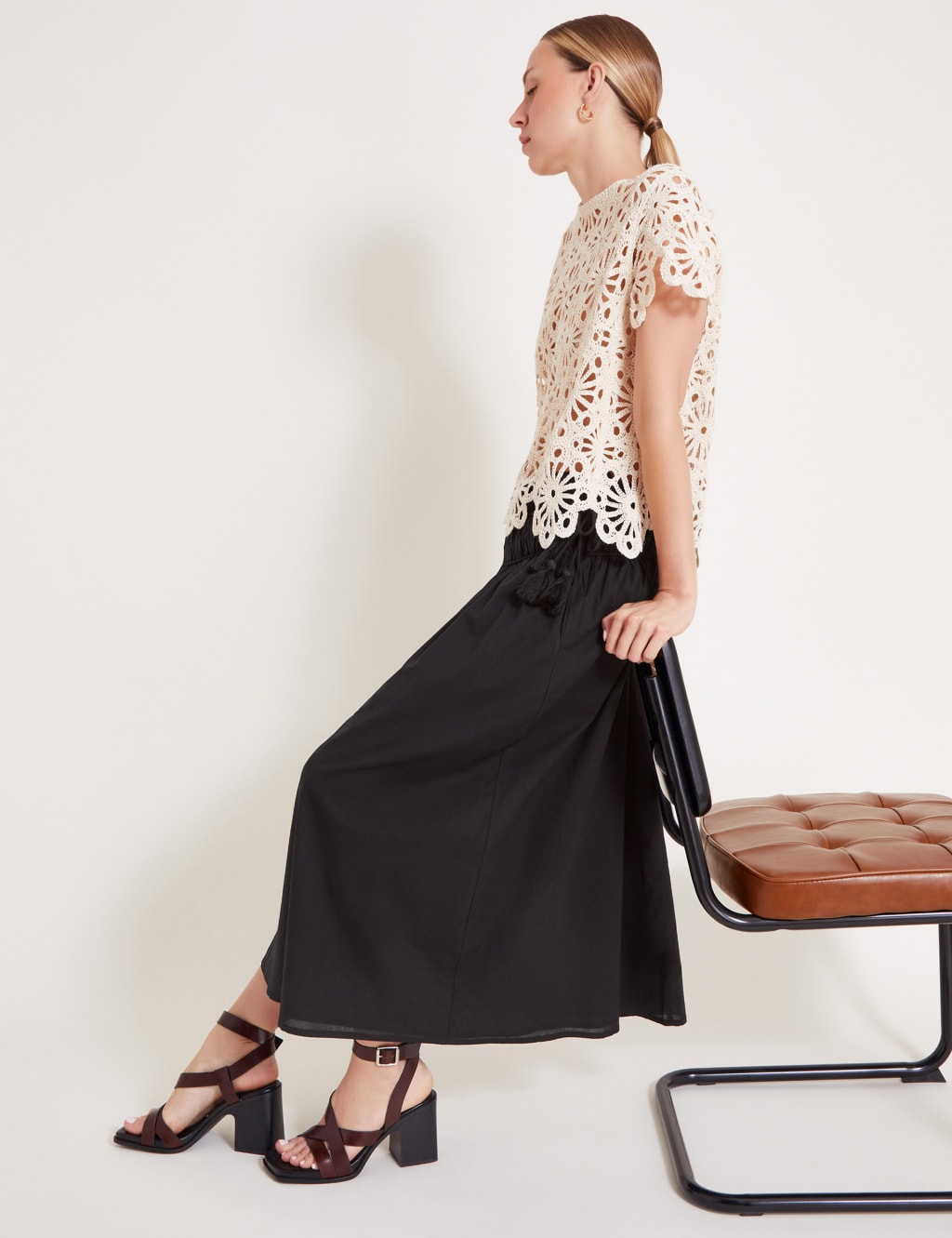 Tassel maxi skirt outlet