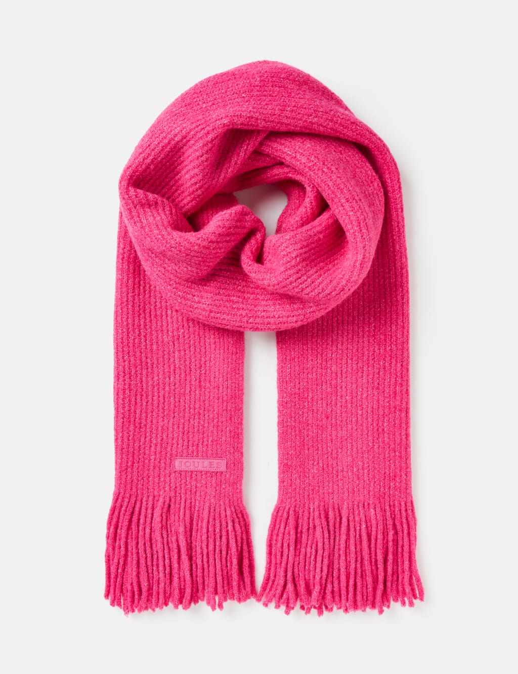 Knitted Fringed Scarf