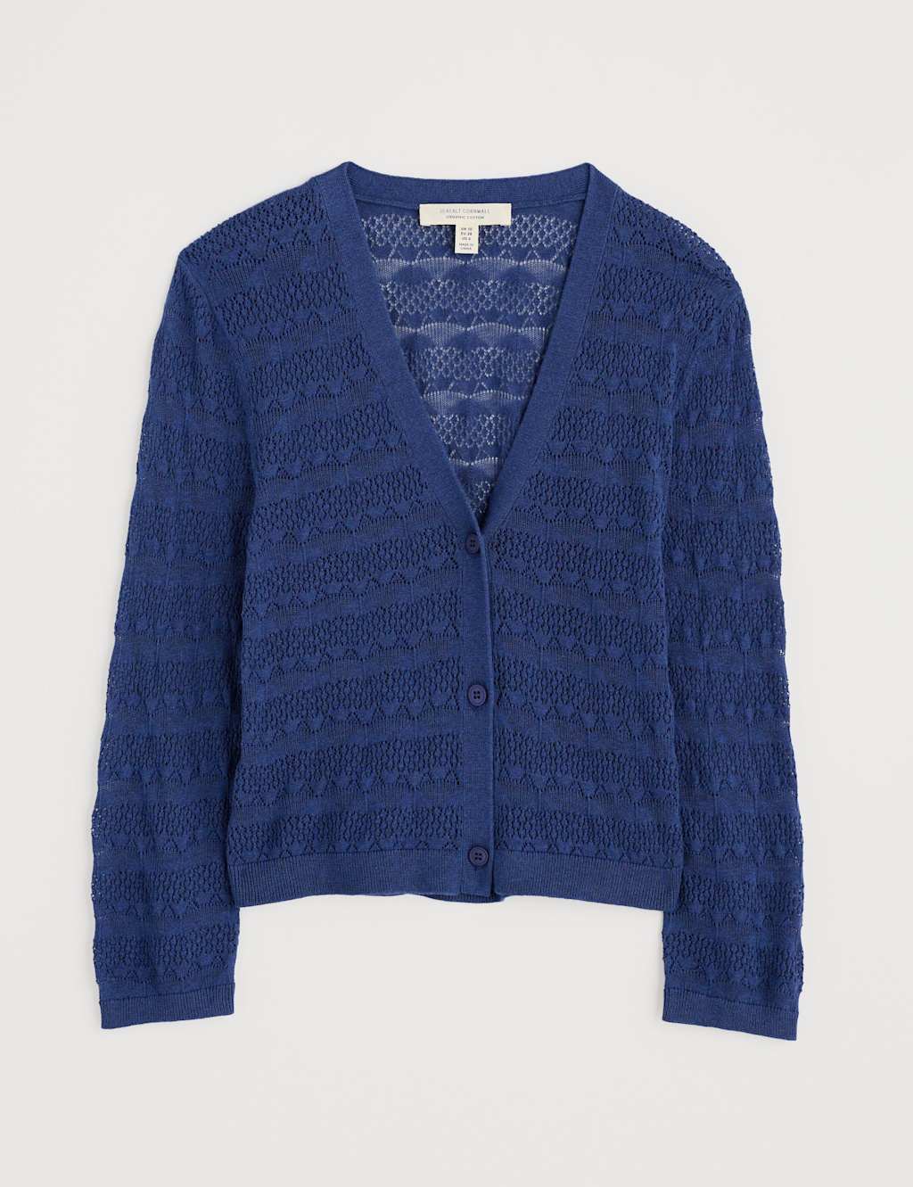 Pure Cotton Patterned V-Neck Cardigan 2 of 4