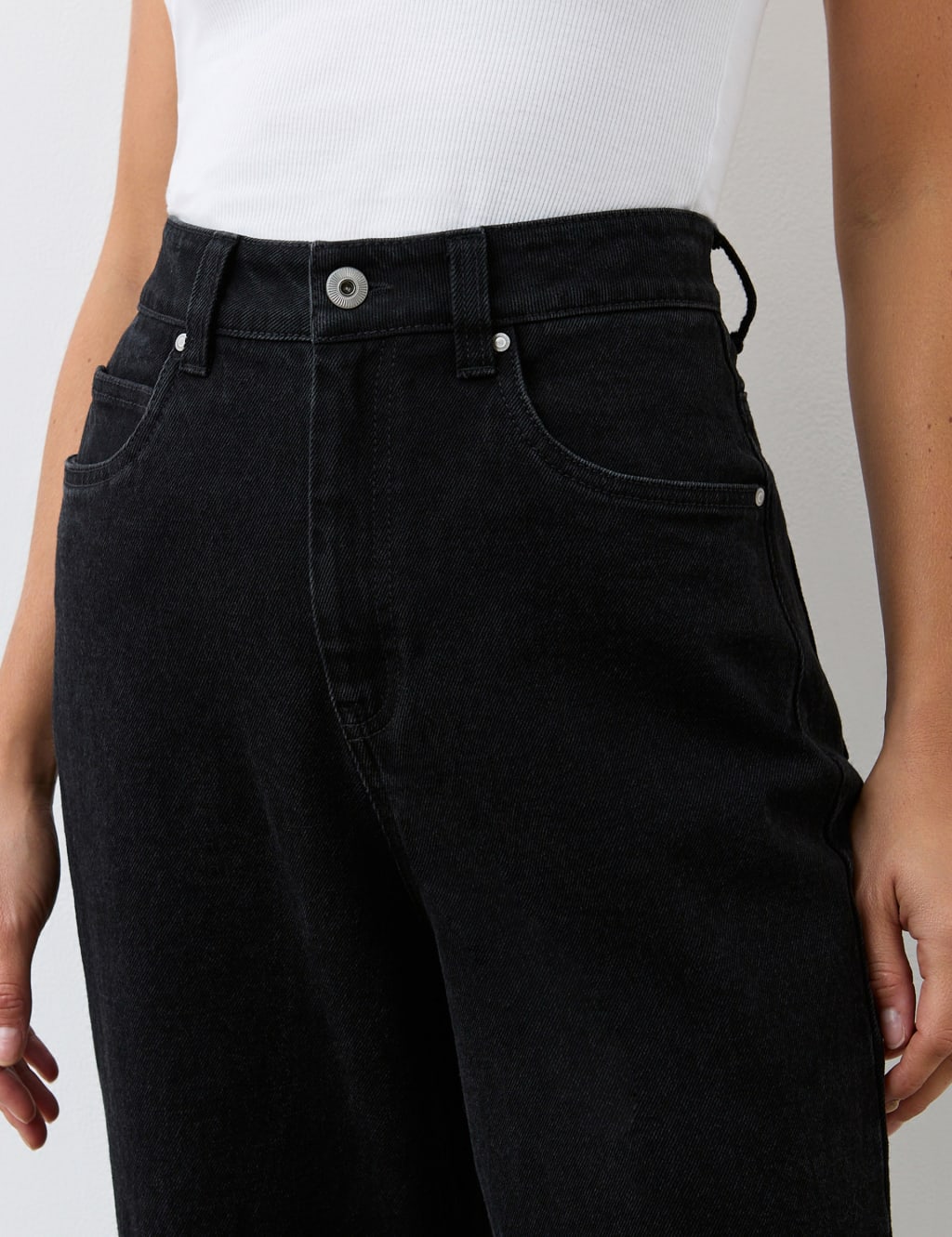 High Waisted Wide Leg Jeans 4 of 4