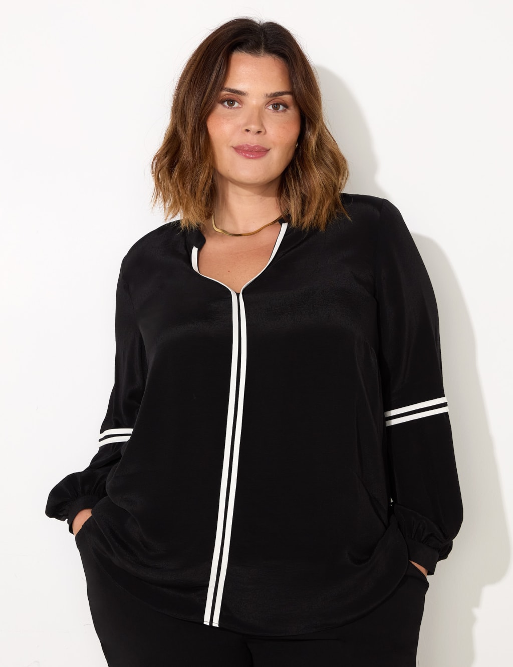 V-Neck Blouse 5 of 7