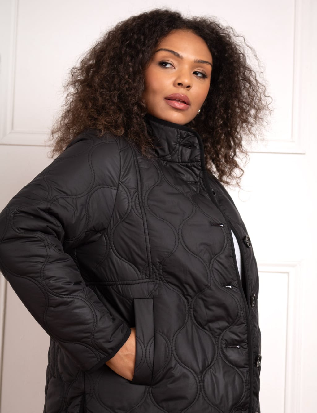 Quilted Short Jacket Live Unlimited London M S