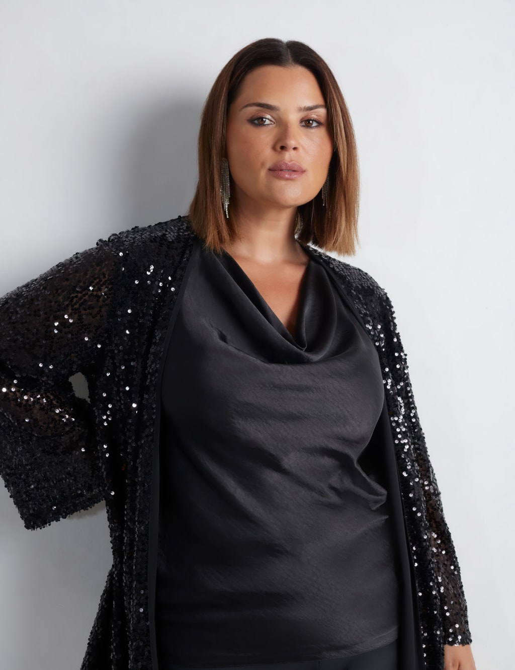 Sequin Kimono Top 3 of 7