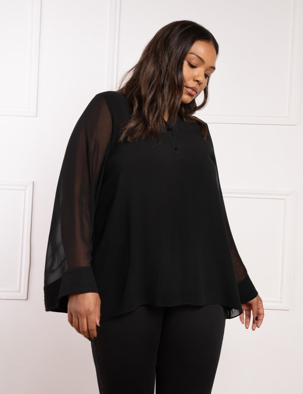 Collarless Blouse 2 of 4