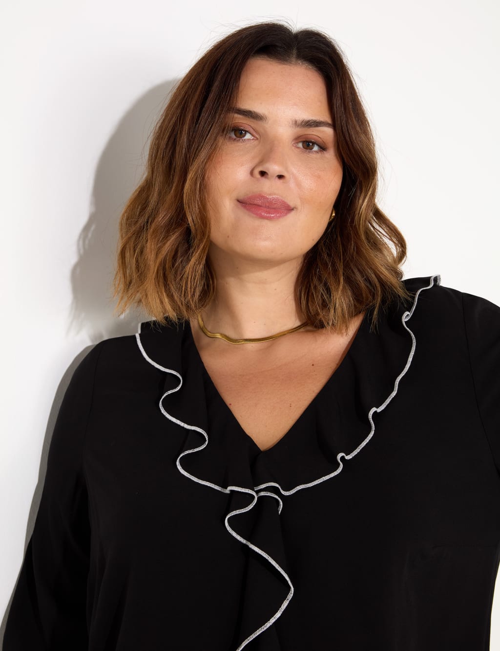 V-Neck Ruffle Top 4 of 5